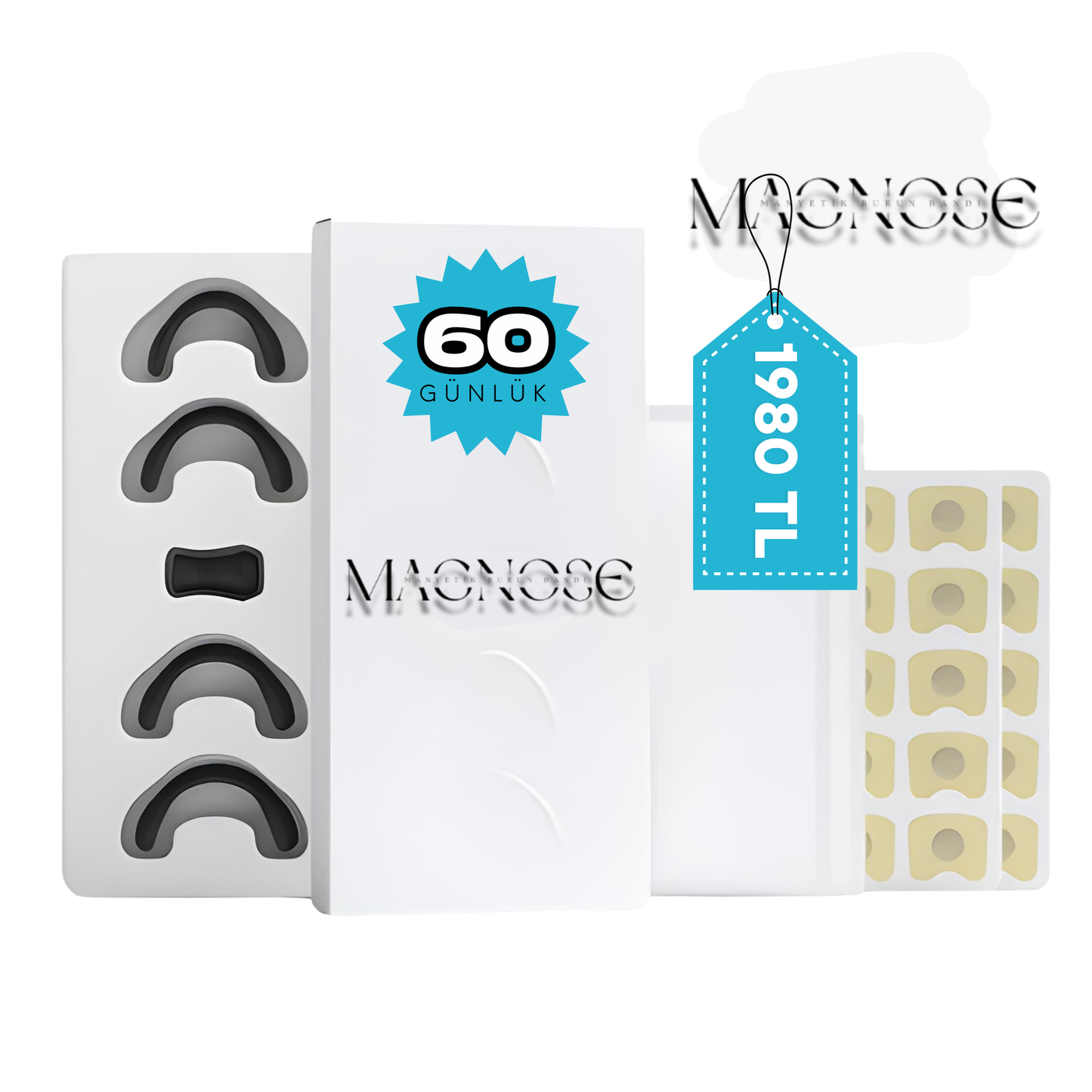 Magnose™ Manyetik Burun Bandı Seti
